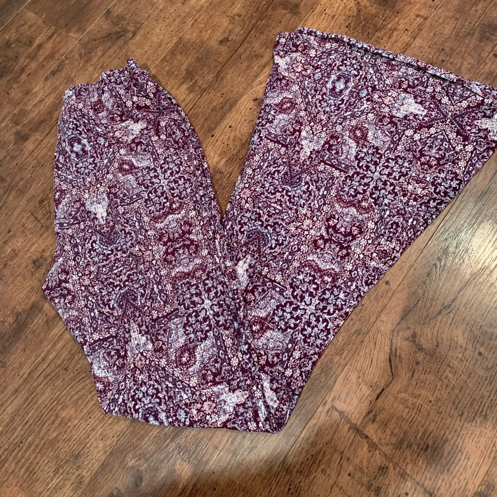 Wide Leg Super Soft Purple Leggings